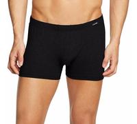 CALIDA Men's Evolution Flat Seam Cotton Boxer Shorts, Black, 46-48