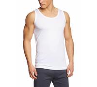 CALIDA Men's Focus Athletic Shirt Vest, Opaque, White, 50 (EU)
