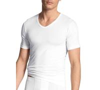CALIDA Men's Focus T-Shirt Vest, Opaque, White, 50 (EU)