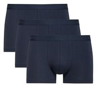 CALIDA Men's Natural Benefit Boxer Shorts, Dark Sapphire, L (Pack of 3)