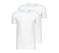 Calida Men's Natural Benefit T-Shirt, 2 Pack, White (Weiss 001), Medium
