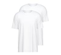 Calida Men's Natural Benefit T-Shirt (Pack of 2), White (Weiss 001), X-Large
