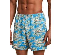 CALIDA Men's Prints Boxer Shorts, Malibu Blue, 40
