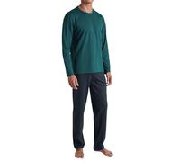 CALIDA Men's Relax Essentials Pajama Set, Legion Blue, 46-48
