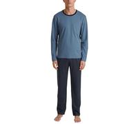 CALIDA Men's Relax Essentials Pajama Set, Coronet Blue, 52-54