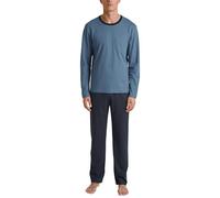 CALIDA Men's Relax Essentials Pajama Set, Coronet Blue, 56