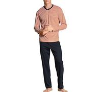 CALIDA Men's Relax Streamline 2 Pajama Set, Mandarin Orange, L