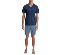 CALIDA Men's Relax Streamline Pajama Set, Blue (Insignia Blue), 52-54