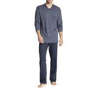 Calida Men's Relax Streamline Pyjama Set, Blue (Dark Sapphire 479), Small