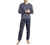 Calida Men's Relax Streamline Pyjama Set, Blue (Dark Sapphire 479), Medium
