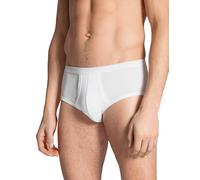 Calida Men's Midislip Twisted Cotton Boxer Briefs, White (Weiss 001), L