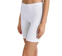 CALIDA Natural Comfort Women's Cycling Shorts Hypoallergenic and Temperature Regulating Natural Shine Elastic Waistband, White, 26/28 UK