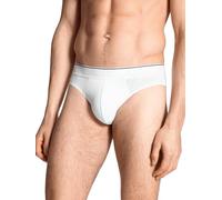 CALIDA Men's Pure & Style Slip 3er Pack Briefs, Semi-transparent, White, 56