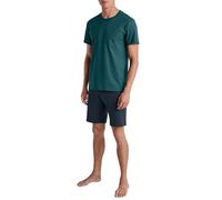 CALIDA Men's Relax Essentials Pajama Set, Legion Blue, 46-48