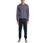 CALIDA Relax Imprint Men's Short Pyjamas, Made from 100% Cotton, Easy Care, Elastic and Dimensionally Stable, in Single Jersey, Mars Red, 40