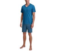 CALIDA Relax Imprint Men's Short Pyjamas, Made from 100% Cotton, Easy Care, Elastic and Dimensionally Stable, in Single Jersey, Nordic, 58-60