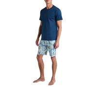 CALIDA Men's Relax Magic Pajama Set, Pottery Blue, 50