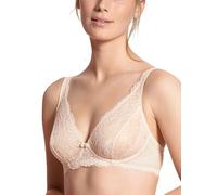 Calida Sensual Secrets Women's Non-Wired Elastic Lace Bra with Adjustable Straps, Lace Parfait Pink, 38B