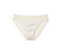 CALIDA Sensual Secrets Women's Regular Cut Sheer Lace Back Briefs, Alabaster Crème, 36-38