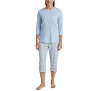 CALIDA Women's Sweet Dreams Pajama Set, Opaque, Arctic Ice, 48-50