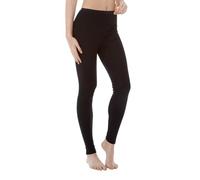 Calida True Confidence Women's Virgin Wool and Silk Thermal Tights - Black - 10