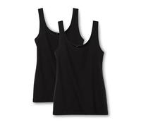 CALIDA Women's Benefit Tank top, Opaque, Black, S