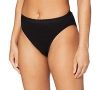 Calida Women's Bikini White white - Black (schwarz 992) - 8 (Manufacturer size: S)