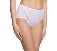 CALIDA Women's Feminine Sense Midislip Waist Briefs, Opaque, White, 40-42