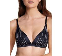 CALIDA Women's Cate Print Bra, Dark Lapis Blue, 38A