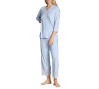 CALIDA Women's Elegant Dreams Pyjama Set, Harmony Blue, Regular
