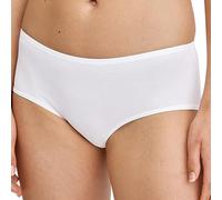 CALIDA Women's Essential Cotton Briefs, Opaque, White, 48-50