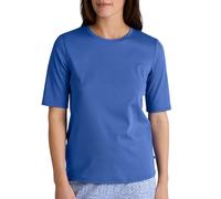 CALIDA Women's Favourites T-Shirt, Opaque, Dazzling Blue, 42592