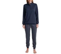 CALIDA Women's Midnight Dreams Pajama Set, Peacoat Blue, 52-54