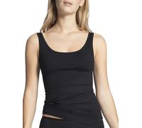 Calida Women's Natural Comfort Vest, Black (Schwarz 992), 18 (Size: Medium)
