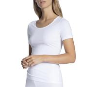 Calida Women's Natural Comfort Vest, White (Weiss 001), 14 (Size: Small)