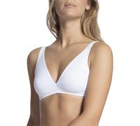 Calida Women's Natural Comfort Wireless Bra, White (Weiss 001), 34B (Size: 75B)