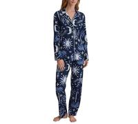 CALIDA Women's Pyjamas, Dark Sapphire, 36-38