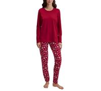 CALIDA Women's Pyjamas, Deep Red, 36-38