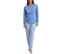 CALIDA Women's Pyjamas, Hydrangea Blue, 36-38