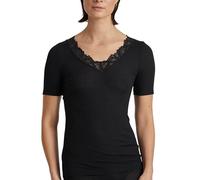 CALIDA Women's Silky Wool Joy T-Shirt, Ws Black, 10 UK/12 UK
