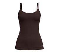 CALIDA Women's Soft Favourites Spaghetti top, Espresso Brown, 18-20