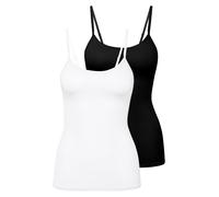 Calida Women's Spaghetti Top, 2-Pack - Natural Comfort, Undershirt, Jersey...