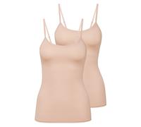 Calida Women's Spaghetti Top, 2-Pack - Natural Comfort, Undershirt, Jersey...