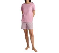 CALIDA Women's Sweet Dreams Pajama Set, Opaque, Cherry Blossom, 40-42