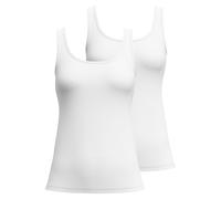 CALIDA Women's Tank Top 2-Pack - Essential Cotton, Undershirt, Top, Jersey