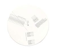 CALIDAKA Acrylic Turntable Mat 12 Inch Vinyl Record Alignment Guide
