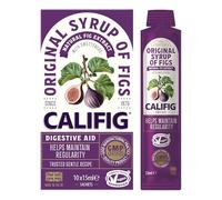 Califig Original Syrup of Figs Sachets Natural Digestive Aid | Vegan | With Fig Extract | Helps Maintain Regularity | 10 x 15 ml