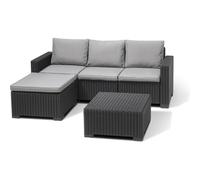 Keter California Chaise Longue - Graphite, Grey