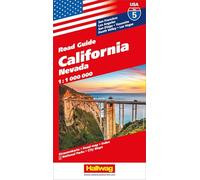 California 5 Nevada hallwag (+r): Nevada. Straßenkarte. Road map. Index. National Parks. City Maps: San Francisco, Yosemite, Los Angeles, San Diego, ... Death Valley, Las Vegas (USA Road guides)