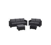 Keter California 5 Seater Garden Sofa Set - Graphite